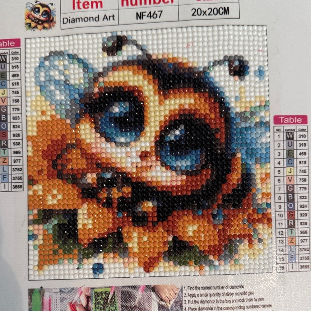 Cute Bee Diamond Art Kit